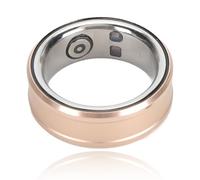 Dpofirs Smart Health Ring, Smart Ring Health Tracker BT 5.1 NFC Sleep Body Temperature Monitoring Step Counter IP68, Sleep Quality Tracker for Birthday Gifts (Gold)