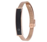 Dpofirs Smart Health Wristband, Smart Bracelet Wearable Activity & Fitness Tracker for Multi Sport Mode, Health Wristband for Women Ladies (Gold)