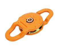 Dpofirs Snatch Block, 50,000 Lbs (25T) Minimum Breaking Strength, 25,000 Lbs (12.5T) Working Load Limit, Winch Pulley, for Synthetic Rope Steel Cable Winch Lines, for Tractor Truck ATV UTV