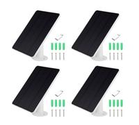 Dpofirs Solar Panel, 4PCS Replacement Solar Panels for Arlo Pro 6 6XL, 6V 5W High Efficiency IP65 Weatherproof Outdoor Power Supply, with 9.8ft Cable Type C Adapters and