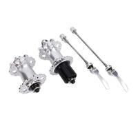 Dpofirs Soldier 2.0 Mountain Bike Hub, 6 Pawl 120 Click Bicycle Hub with Arrow Storage Case Thru Axle, Compatible with 8-12 Speed and 6 Screw/Fastener Disc Brake for Mountain Bikes (Silver)