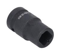 Dpofirs Square Tap Socket Durable M18 1/2 Inch for Impact Driver Electric Wrench, Cr Mo Steel Socket for Versatile Use