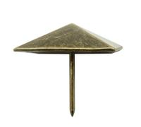 Dpofirs Squared Iron Nails, 40mm Decorative Head | Antique finish, Simple installation, Ideal for wooden doors, 50 pieces included