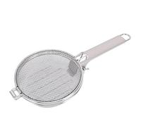 Dpofirs Stainless Steel Coffee Bean Roaster, Folding Portable Coffee Roaster Mesh Pan Tool with Heat Resistant Sleeve, for Home Outdoor Beans Baking on Gas Electric Stove