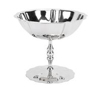 Dpofirs Stainless Steel Dessert Cup, Small Shiny Space Saving Ice Cream in Stainless Steel for The Holidays