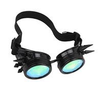 Dpofirs Steampunk Goggles, Retro Kaleidoscope Glasses with Adjustable