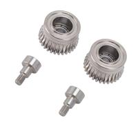Dpofirs Steel Dual Extruder Gear Set for High Performance 3D Printing for K1 K1C K1 Maximum for Ender 3 V3, 2Pcs Extruder Wheel for DIY Enthusiasts