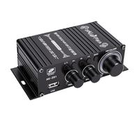 Dpofirs Stereo Sound Amp, 2.0 Channel Bluetooth USB Amp for Home Car Audio System
