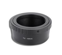Dpofirs T2-M4/3 Ring Lens Adapter for Cameras, Telescope and Mirrorless Camera Connection Adapter, Suitable for Micro 4/3 G1 GF1 EP1 DSLR Series, Easy to Install, Black