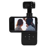 Dpofirs Telecamera Camcorder 5K Portatile con Schermo Touchscreen da 3,5 Pollici Stabilizzazione a 3 Assi Obiettivo Grandangolare 120° per Vlogging Viaggi