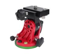 Dpofirs Telescope Latitude Base, Aluminum Alloy Equatorial Wedge, 90 Degree Latitude Adjustment Seat, Telescope Accessory, for Common Tripods (red)