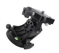 Dpofirs Telescope Latitude, Latitude Adjustment Base Aluminum Alloy with Dual Knobs, Equatorial Wedge Mount for Astronomical Telescope Accessory