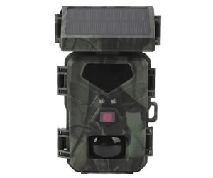 Dpofirs Trail Camera, 1080P 30fps 20MP Solar Trail Camera, Trail Cameras with Night Vision Motion Activated Waterproof, 60 Degree Detection Angle Night Vision IP65 Waterproof