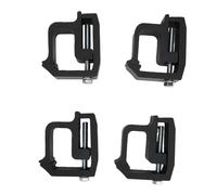 Dpofirs Truck Topper Ladder Rack Clamp, Heavy Duty Truck Cap Clamp Replacement for 1500 2500 3500 Dakota Raider Titan, Silver (Black)