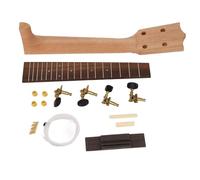 Dpofirs Ukulele Neck Kit, Multifunctional Rosewood Fretboard Ukulele Neck Making Kit for Handcraft