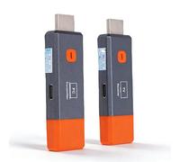 Dpofirs Upgraded Wireless HDMI Transmitter and Receiver 164ft/50m, Plug & Play Portable 5.8G+2.4G Wireless HDMI Extender Kit for 4K Decode Input 1080P Output