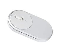 Dpofirs USB Mini Wireless Bluetooth Mouse for PC, 3.7V Universal Optical Mouse with USB Receiver for Computers and Phones, Portable Rechargeable Mouse for Travel Offices Home(Gray)