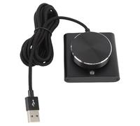 Dpofirs USB Volume Control for PC with 360 Degree Rotary Knob Mute Button Aluminum Alloy Media Controller Compatible with 7 11 macOS