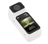 Dpofirs Vlog Camera, Portable 32GB Magnetic Hanging 2.7K Body Worn Camera User Friendly 180 Degree Rotatable for Pet Walking (White)