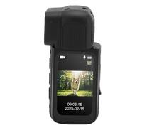 Dpofirs Vlog Camera, Portable 32GB Magnetic Hanging 2.7K Body Worn Camera User Friendly 180 Degree Rotatable for Pet Walking (Black)
