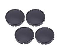 Dpofirs Wheel Center Caps, 4Pcs 64mm Outer Diameter ABS Snap In Wheel Hub Center Cover with Scratch Proof Surface for XC60 XC90 S60 V60 XC40 V90 S90 (Black)
