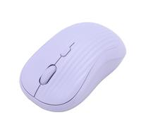 Dpofirs Wireless Bluetooth Mouse, 2.4 GHz Cordless Dual Mode Computer Mice with Receiver, 3 Adjustable DPI, Portable Silent Mouse for Desktops Laptops PC (Violet)