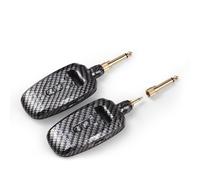 Dpofirs Wireless Guitar Receiver and Transmitter Set, Long Distance Portable Plug and Play for Electric Guitar, Bass, Band Performances, ABS Material
