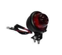 DPOGHYE For Bobber Black Smoke Adjustable Stop Tail Light Motorcycles Motorbike Brake Rear Lamp Taillight Rear Tail Plate Light