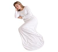 dPois Women Men Unisex Sleep Sack Adaptive Sleeping Bag | One Piece,Sleeping Bag,Compression Blanket,Front Zip Up,High Elastic,Soft Stretch Jersey Fabric,Camping Gear Accessories