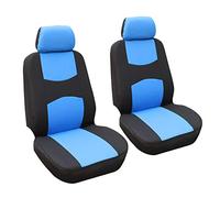 DPONHJ Car Seat Protector Car Seat Cover for Suzuki Ignis MH 2003-2025, Full Wrapping Edge, Breathable And Comfortable, Front Seat Cloth Car Seat Covers, Auto Parts,A BLUE