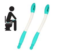 DPOWERFUL Self-Assist Toilet Mobility Aid Self Wipe Assist Tissue Holder Tool Long Reach Toilet Tissue Grip Motion Assistance Supplies 2 Pack
