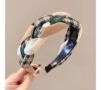 DPPASJOIE High end headband with multiple styles, versatile for daily use as an external hair accessory and face wash(Peacock Green)