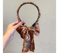 DPPASJOIE High end headband with multiple styles, versatile for daily use as an external hair accessory and face wash(Orange's)