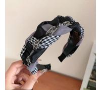 DPPASJOIE High end headband with multiple styles, versatile for daily use as an external hair accessory and face wash(Black headband)