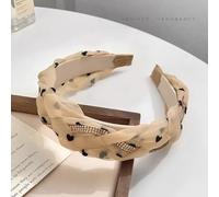 DPPASJOIE High end headband with multiple styles, versatile for daily use as an external hair accessory and face wash(champagne color)