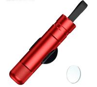 Dpptgh Safe Hero Life Hammer, 2 in 1 Car Safety Hammer, Multifunctional Auto Window Breaker Seatbelt Cutter Emergency Escape Tool, Car Seat Buckle Release Tool Under Water(Red*1pcs)