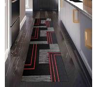 Dppyuxa Abstract Line Rug Runners for Hallways Non Slip Modern Geometric Washable Long Runner Rug Geometric Aesthetic Rectangle Kitchen Bedroom Corridor Entryway Floor Mat 60x120cm