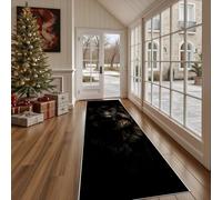 Dppyuxa Animals Dog Non Slip Runner Rug Washable Sketch Canine Hallway Runner Carpet for Kitchen, Living Room Anti-Slip Entryway Rugs Cute Puppy Floor Mat 60x150cm