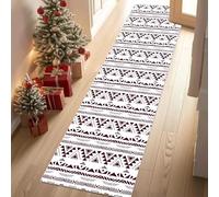 Dppyuxa Geometric Triangle Rug Runners for Hallways Non Slip Modern Line Washable Long Runner Rug Tribal Arrow Kitchen Bedroom Corridor Entryway Floor Mat 60x120cm
