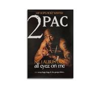 DPQICHH 2Pac All Eyez on Me Oil Painting Canvas Art Print Poster 12x18 inch (30x45cm) Unframed Living Room Home Office Decoration
