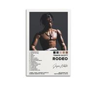 DPQICHH Travis Scott Rodeo Album Cover Poster Canvas Painting Oil Painting Print Poster Art Album Home Office Living Room Decoration 12x18inch(30x45cm) Unframed