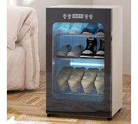 DPQYJPP 3-tier drying shoes cabinet, footwear deodorization drying care machine, 6-8 pairs of shoes, supports timer function, for family, business, hotels, inns, foot spa parlors