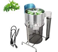 DPQYJPP 60w electric weed wacker, 18 in tiltable bud trimmer stainless steel blades, adjustable speed, hydroponic cutting machine collection bag hand pruner, 1050-1250-1450 rpm, for leaves buds