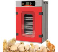 DPQYJPP Egg incubator, cabinet incubator, poultry hatcher machine with automatic egg turning, LED high-effici-ency cabinet incubator & temperature control, for hatching chicken duck quail eggs