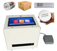 DPQYJPP Industrial Inkjet Printer in Line Inkjet Coder High Speed Date Coding Machine, 12.7mm/25.4mm, for Label Date Barcode Logo Batch Number Image,25.4mm