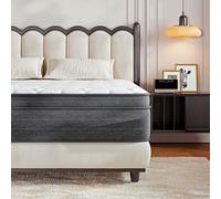 Dprodo 25CM Medium Firm Hybrid Mattress - Memory Foam & Pocketed Springs in Cool White | Size: Super King Dprodo Cool White Super King