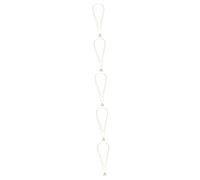 DPSQQ Necklace,Girls accessories Creative Stainless Steel Golden Letter A Pendant Jewelry for Women Birthday Gift(Goldenx5pcs,2.00X1.70X0.50CMx5pcs)
