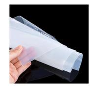 DPSQQ Silicone Rubber Sheet,Clear Transparent Silicone Rubber Sheet Plate Mat High Temperature Resistant Gasket, for Home Garden Accessories(500x500x1mm)(500x500x0.3mm)