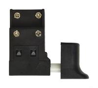 DPST Non-Lock Trigger Button Switch for FA2-6/2W5 Electric Hammer, 250V AC 6A Corded Power Tool Replacement, Plastic Housing, Black/Red (1 Pack)