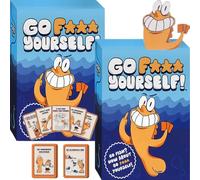 DpTerranubis 2PCS Go Fish Card Game, go f yourself card game, 48 Cards Card Game, Humiliations Hilarious Adult Kids Cards for Family Parties, Gatherings, and Social Events